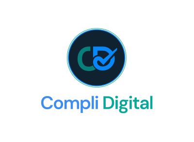 Logo of Compli Digital with stylized CD and a checkmark.