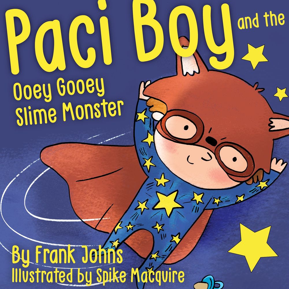 The first book about the adventures of a boy who when he removes his paci he becomes Paciboy!