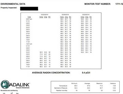 Radon Report Naples