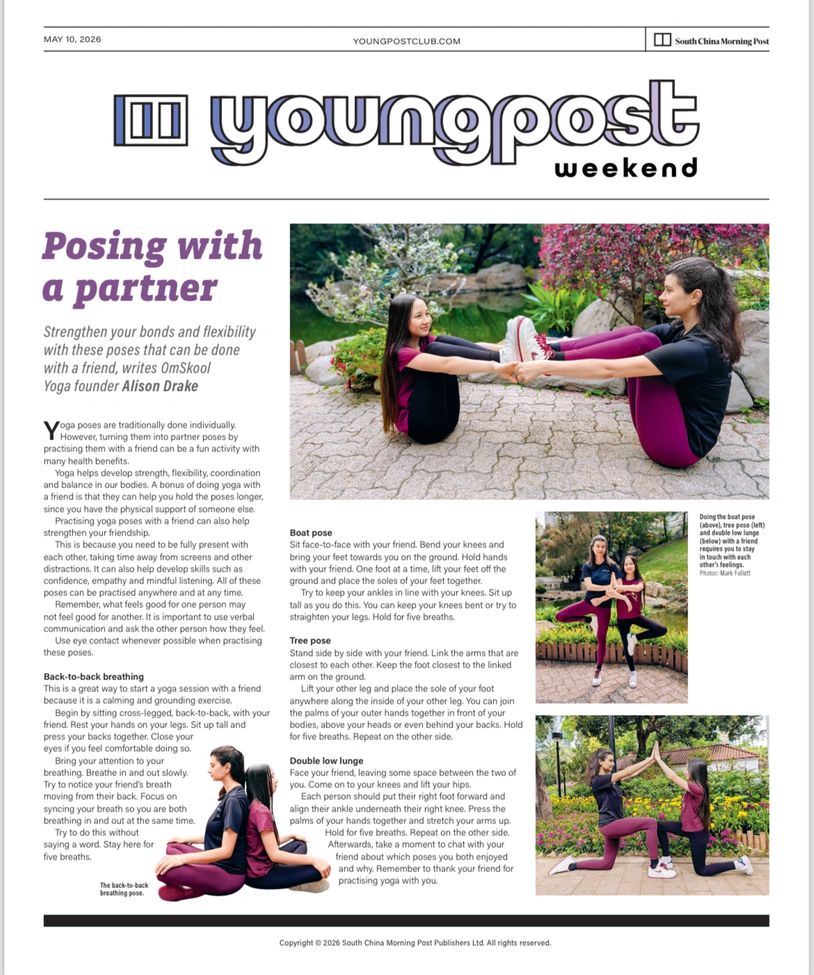 Yoga partner poses for strength, flexibility, and bonding outdoors.