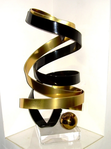 Sculpture freestanding  metal abstract &  wall, creator Dan Murphy sculptor 49 years in art studio.