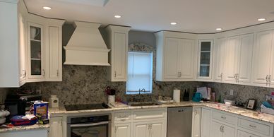 Kitchen Repainting. Cabinet Remodel