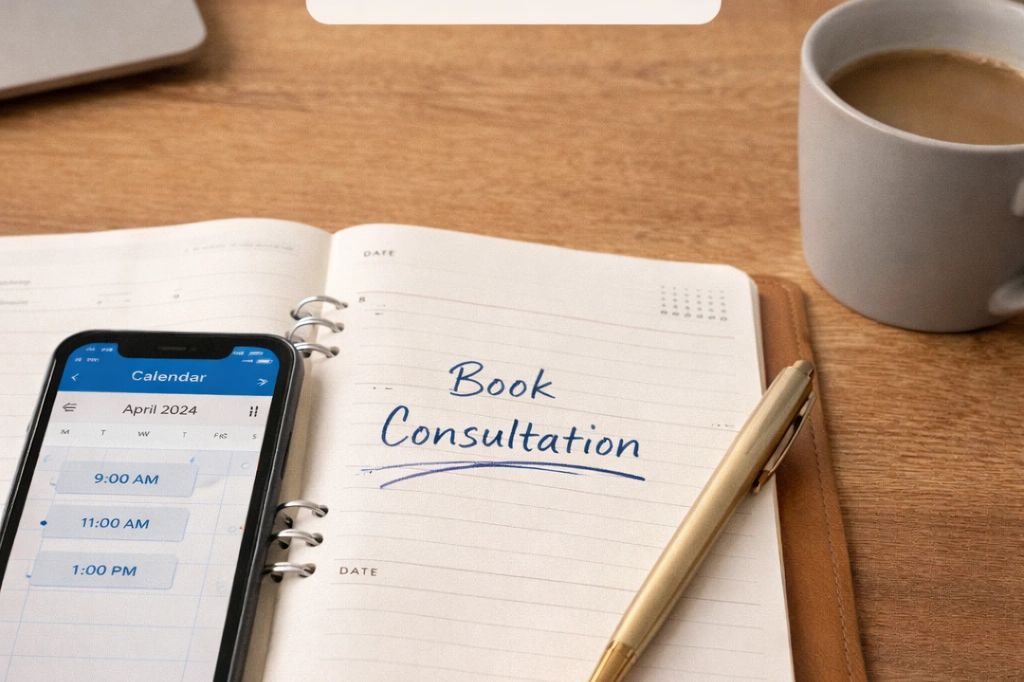 Book a bookkeeping consultation with rental property financial specialist.