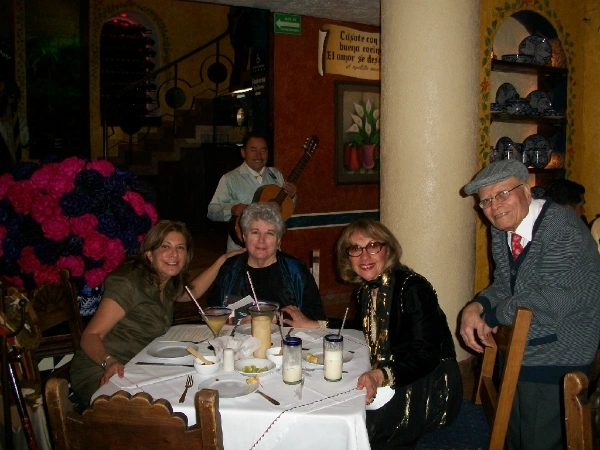 Khalafallas with Ms. Gloria De Silvia, chair of the Mexican Friends and Prof. Rosalie Amer