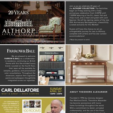 20-year celebration event at Althorp with activities, book signing, and special guests.