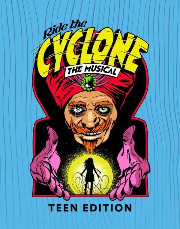 Poster for 'Cyclone The Musical: Teen Edition' featuring a mysterious figure.