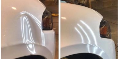 Dent Damage Before & After