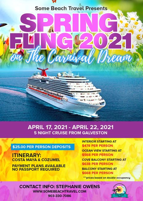 Spring Fling Cruise 2021 | Some Beach Travel