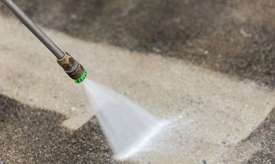 Driveway power washing service in Moline, IL