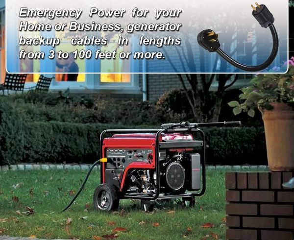 Emergency Power, Back-feed Cables, Extension Cords, Portable Generators
