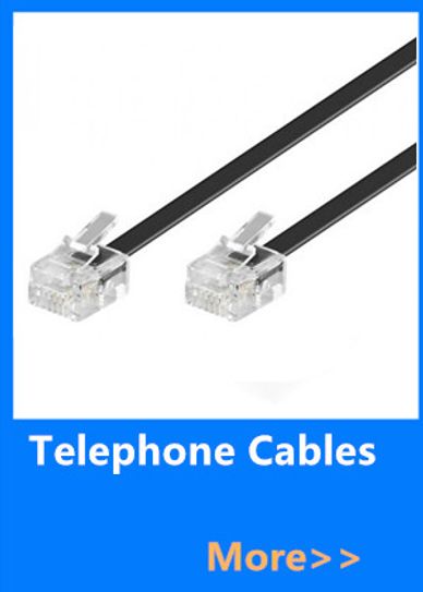 4P4C for handset (RJ9 RJ10 RJ22) 6P2C 1 line (RJ11) 6P4C 2 lines (RJ12/RJ14) 6P6C 3 lines (RJ25). 