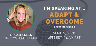 Erica Brennes spoke during the Adapt and Overcome Webinar during the Coronavirus Pandemic