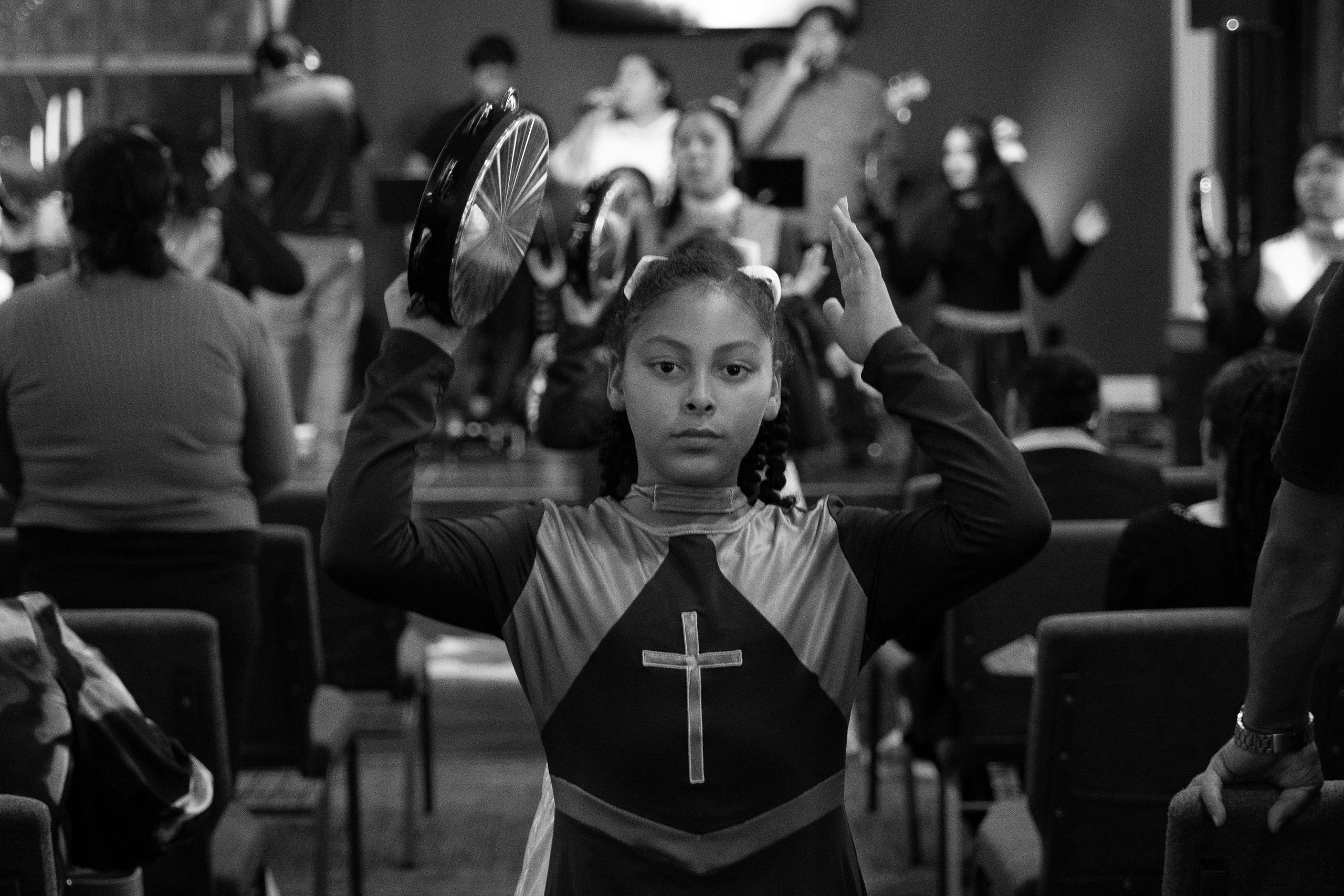 "Our pantomime group in a dance"