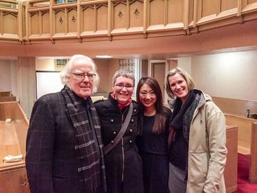 With Mr.Robert Aitken, Dianne Aitken and Sheri