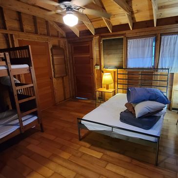 Cabin 1, interior, bedroom #2