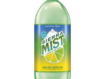 2 liter bottle of Sierra Mist