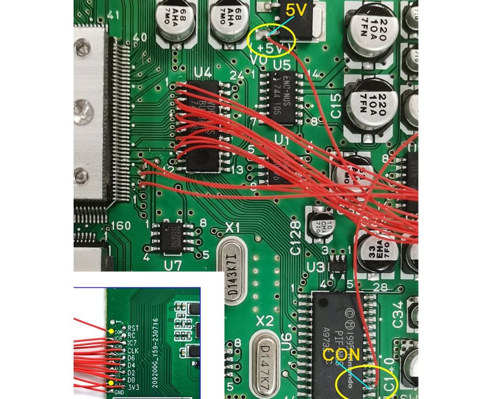 HISPEEDIDO-N64Digital HDMI Mod Kits, Porta de Transferência, PCB