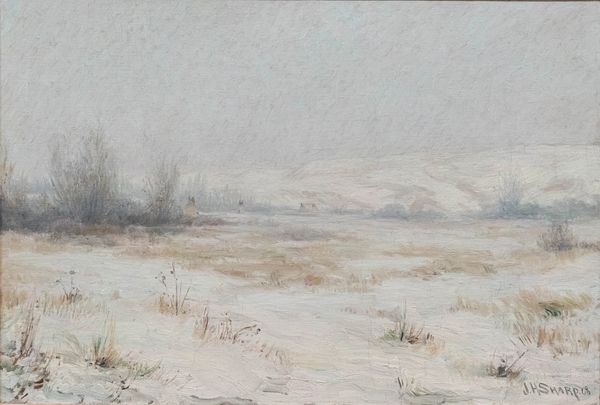 "Winter Camp, Montana" By Joseph Henry Sharp. 1908