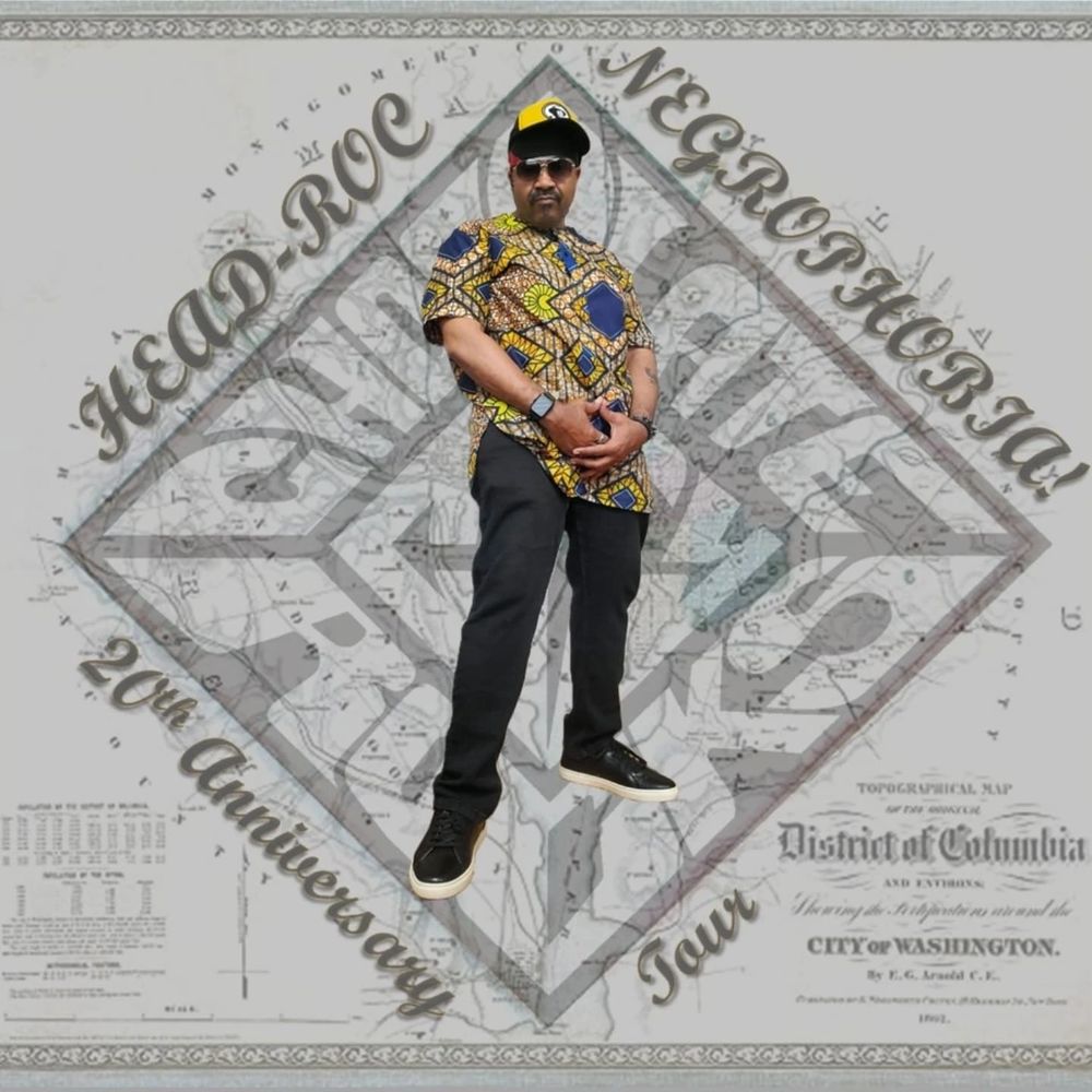 Head-Roc is celebrating the 20th Anniversary release of NEGROPHOBIA! Speaking and Performing Near U!