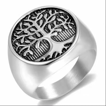 Tree of life Men's ring