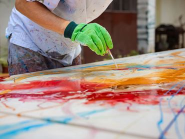 Fine Art Studio, Fine Artist, Artist Demonstration, Painting Demonstration. Artist. Art