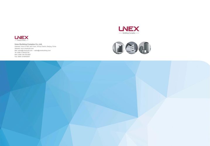 UNEX BUILDING COMPLEX CO., LTD. Glass Building Materials