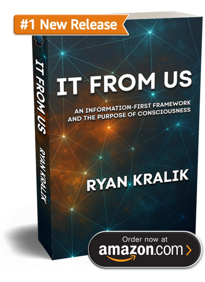 It From Us book on Amazon, by author Ryan Kralik, number one new release Amazon, cosmology