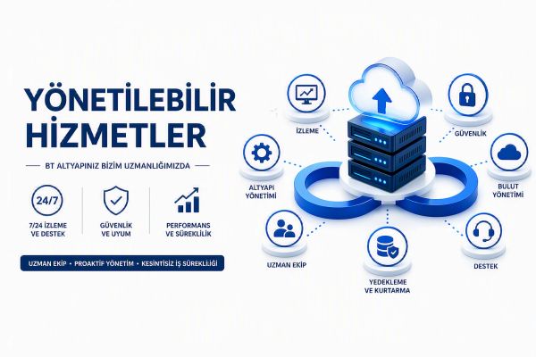 Yönetilebilir BT hizmetlerinin ana unsurları ve özellikleri.