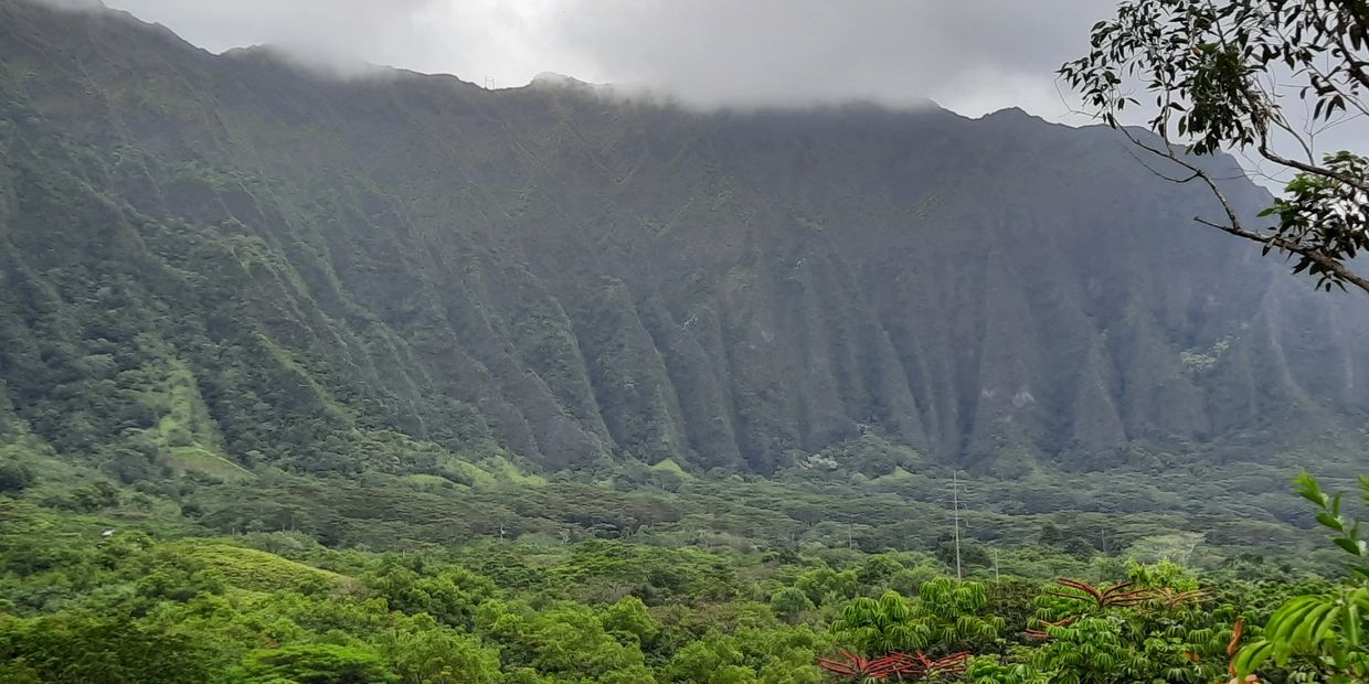 Koolau Mountain range, Oahu, Hawaii
