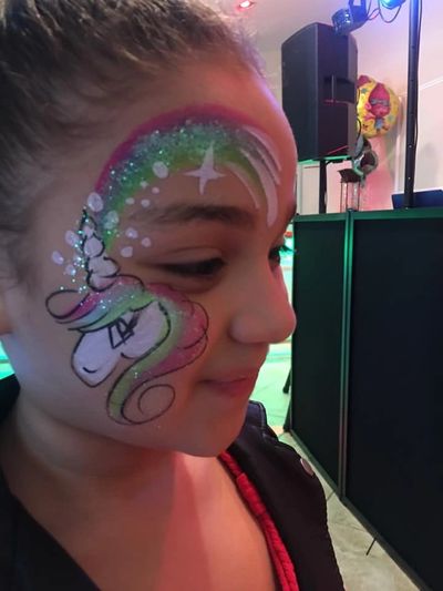 Eye can see a Rainbow!  Eye face painting, Face painting designs