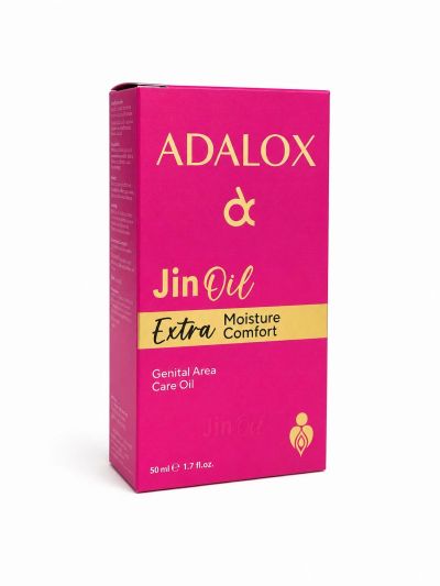 Adalox Jin Oil Extra for genital area moisture and comfort care.