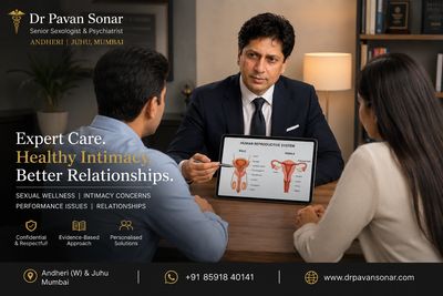 Best Sexologist In Andheri and Juhu Dr Pavan Sonar, in couples counselling session 