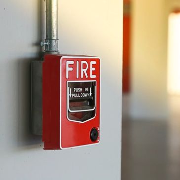 Fire alarm service pull station.