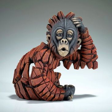 Matt Buckley The Edge Sculpture Baby Gorilla Sculpture - Ivey's Gifts And  Decor