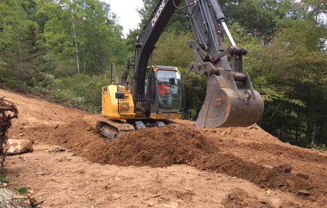 sitework, excavating, grading, back-filling, demolition, land clearing,