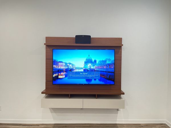 Floating TV Stand Assembly