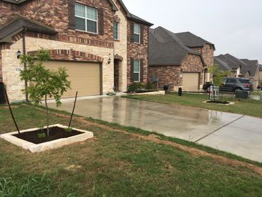 Texas, limestone, border, landscape, native plants, garden bed, Italian, classic, Killeen.