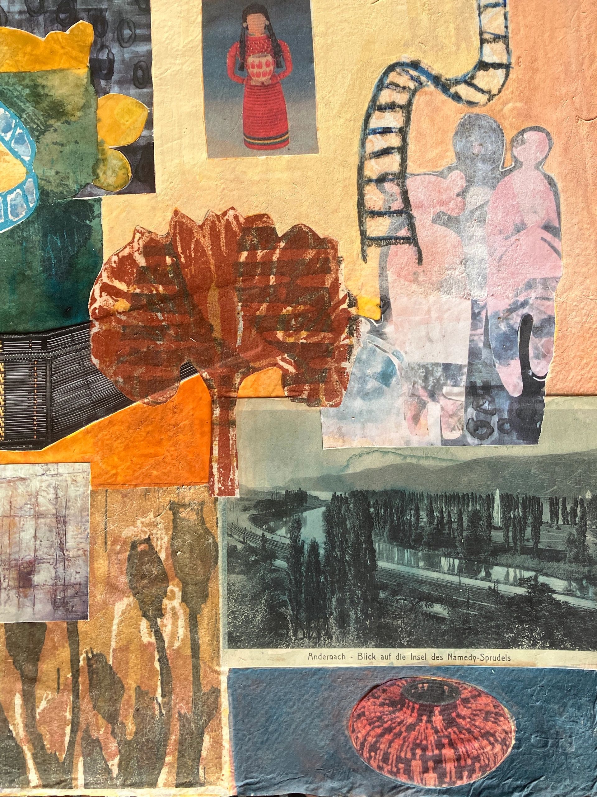 mixed media collage