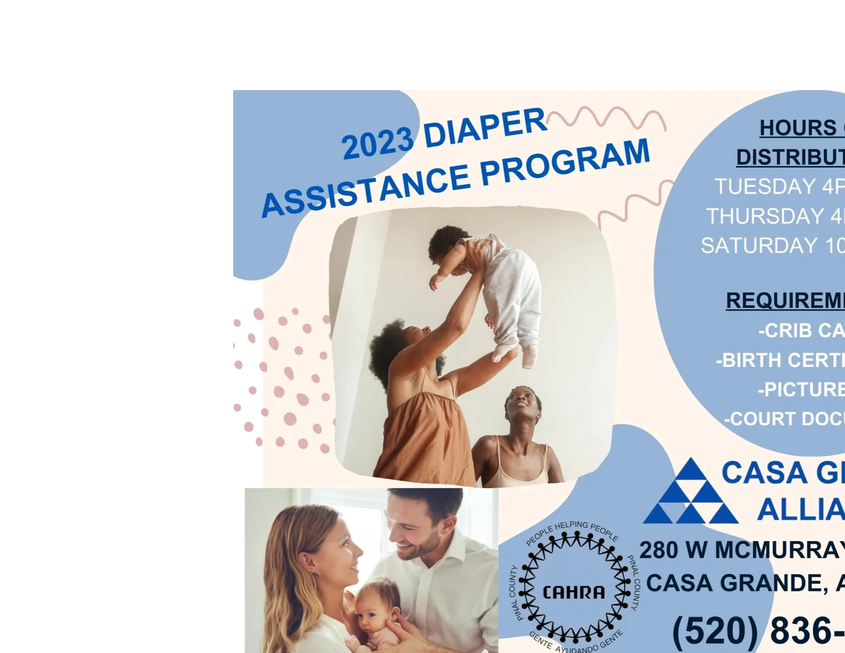 Diaper Assistance Program Casa Grande Alliance