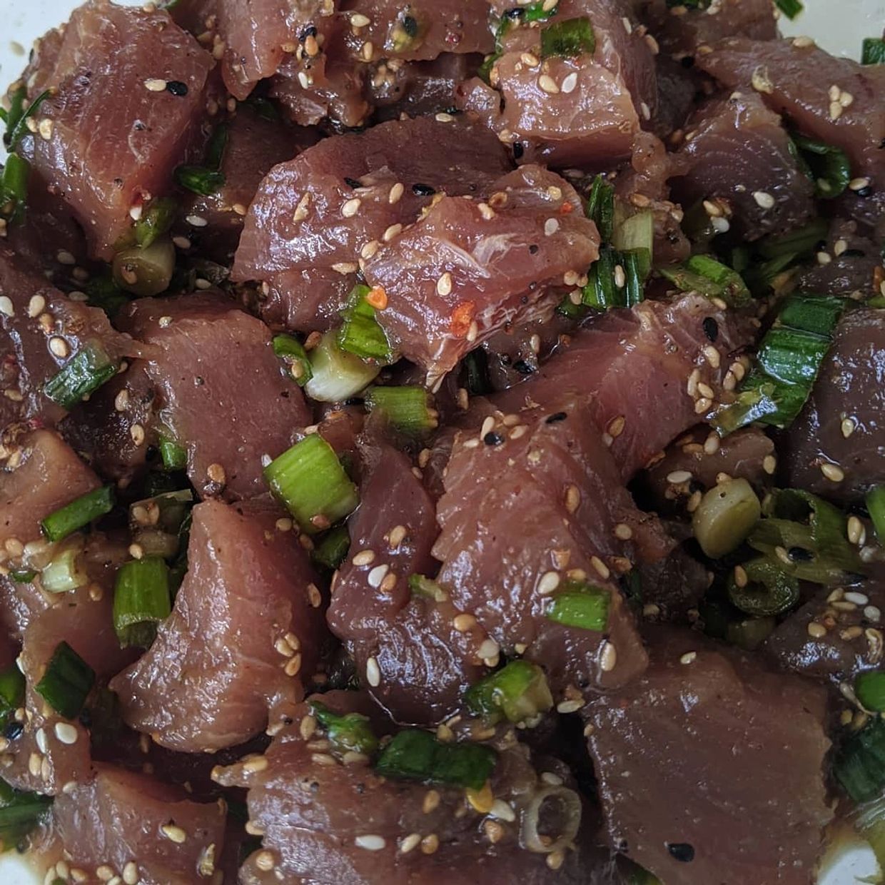 Sichuan Sesame Sprinkle Poke