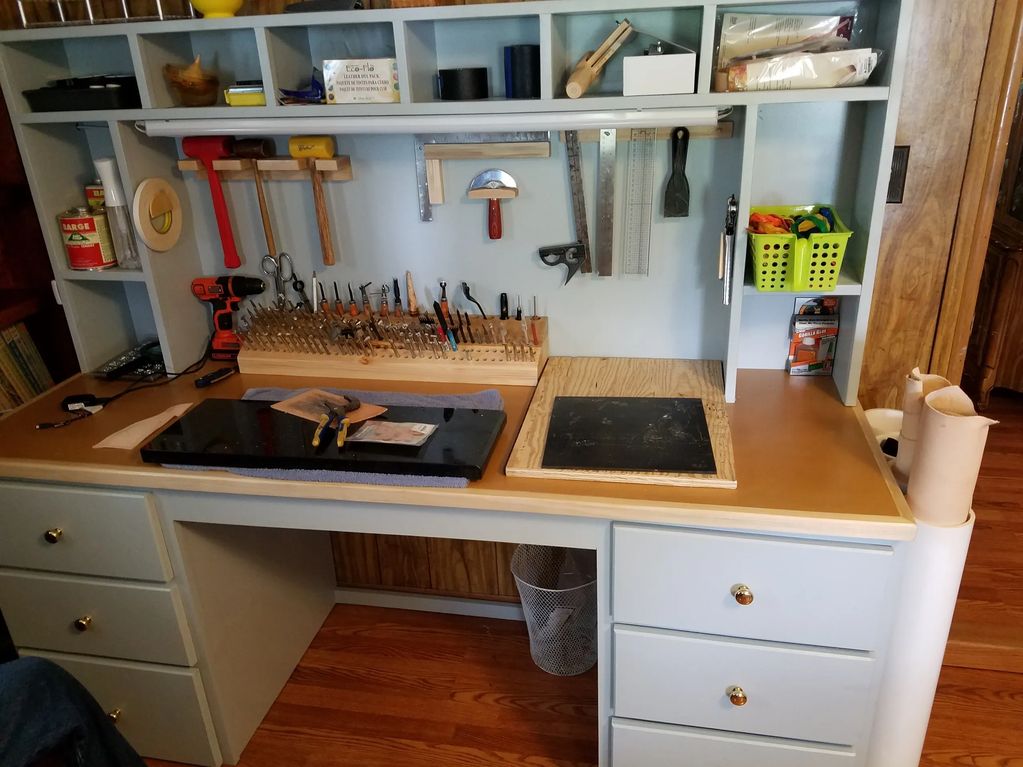 Leather Desk