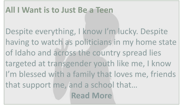 Open Letter from Oklahoma trans Teen.