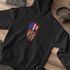 Black KRAKEN-SKULLS Hoodie with outfit