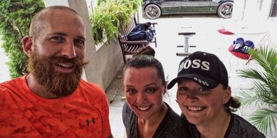 Personal Trainer Charlie Pait with personal training clients