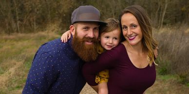 Life Coach Charlie Pait and his wife and daughter