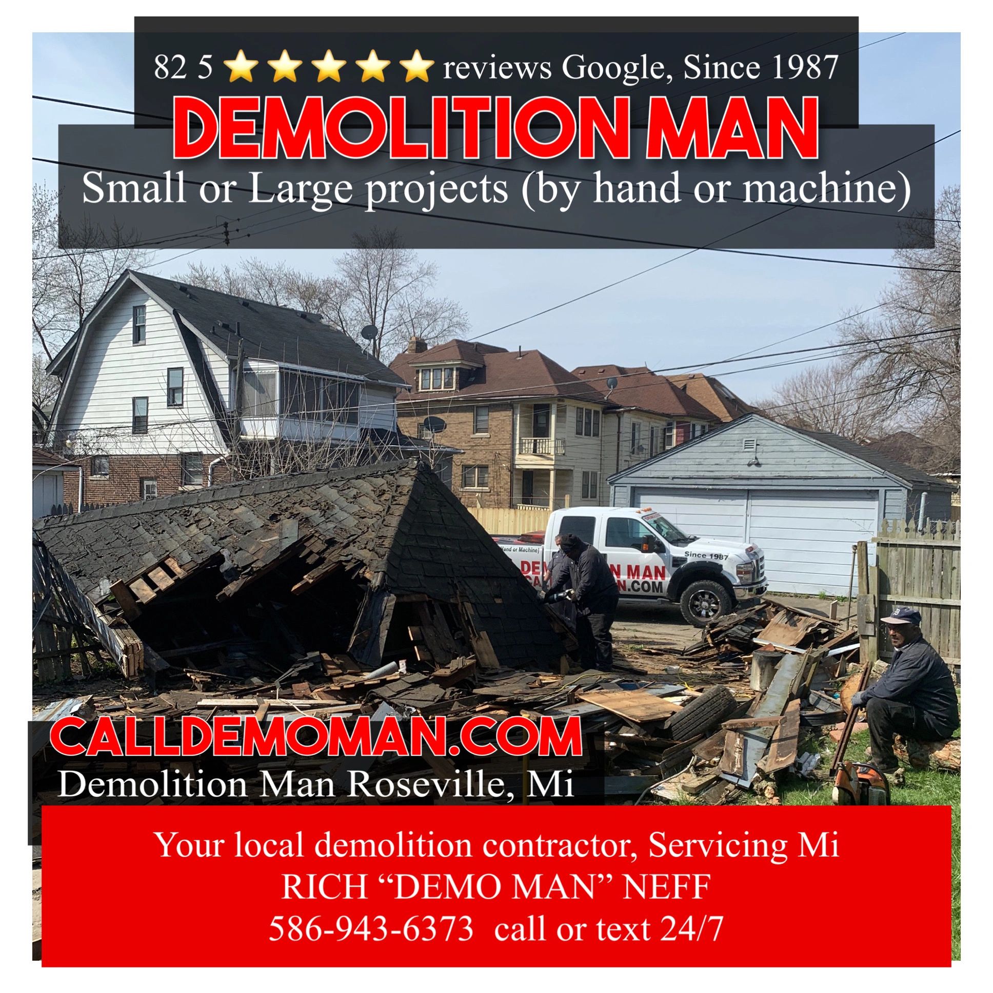 How to demolition a garage