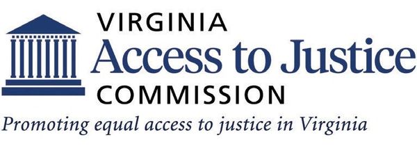 Logo for Virginia Access to Justice Commission.