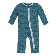 onsie with zipper blue and with wind graphics essential for first time moms, newborn baby essentials