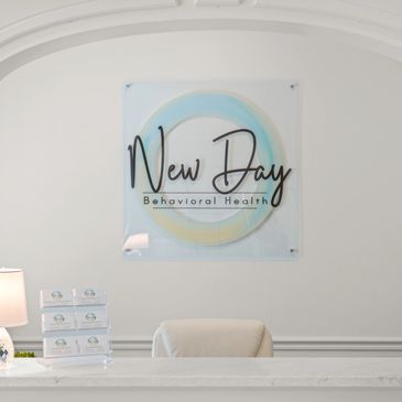 Reception area of New Day Behavioral Health.