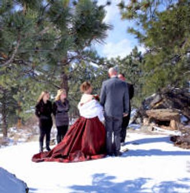 The Estes Overlook winter wedding  by Marry Me In Colorado Estes Park CO